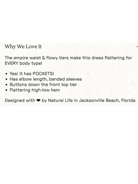 Natural Life Rebecca ButterSoft Midi Dress Boho Cottagecore POCKETS Size L - Picture 8 of 12